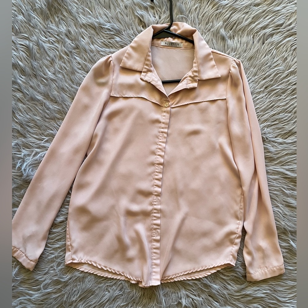 Flimsy blouse, light peach, size S